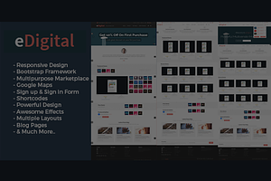 EDigital - Bootstrap Marketplace