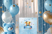 Boy baby shower invitation mockup PS, an Advertising Mockup by Blush Roses Print (Thumbnail 5 of 7)