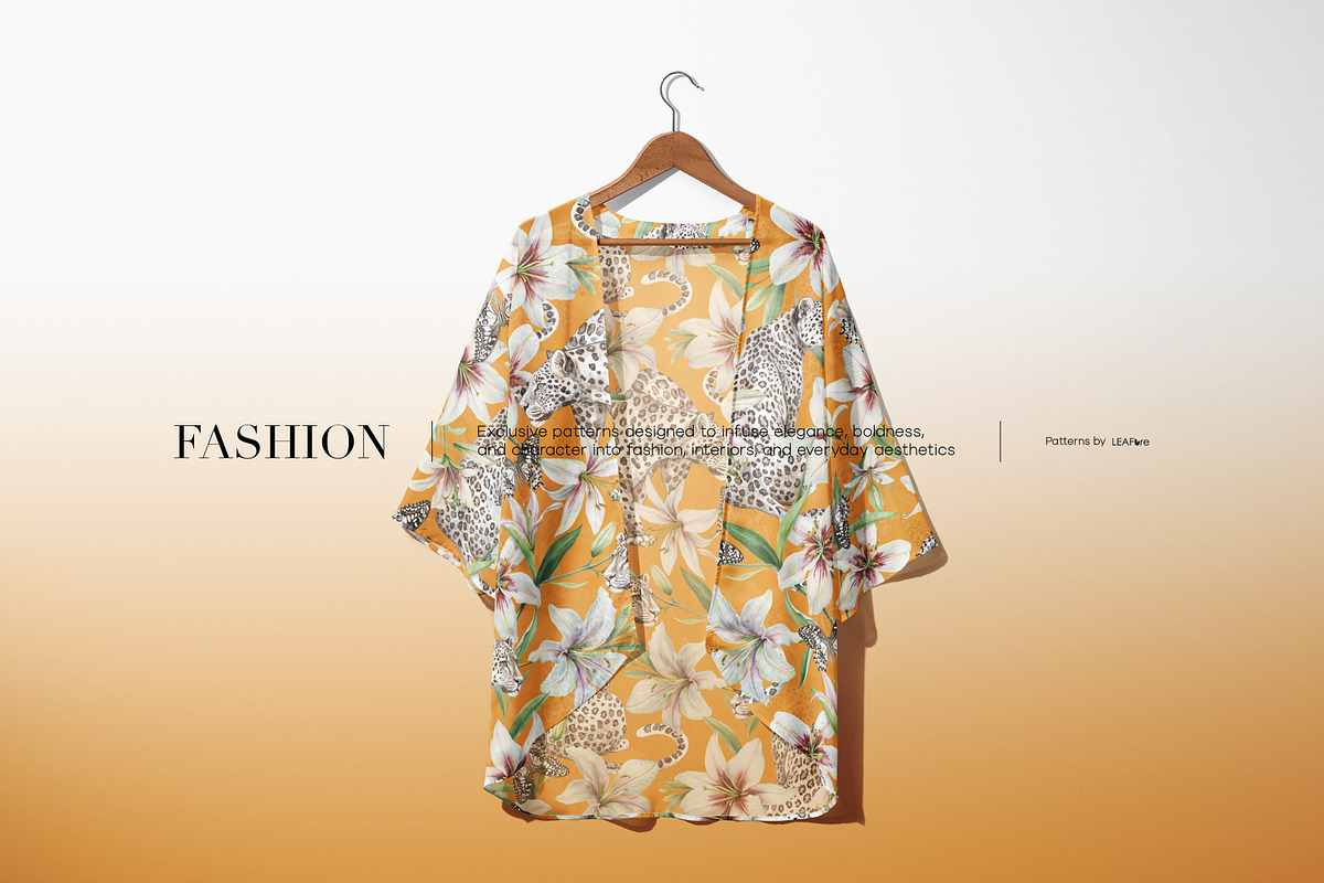 Moonlit Grace | Luxury Patterns, a Pattern Graphic by LEAFure (Photo 5 of 10)
