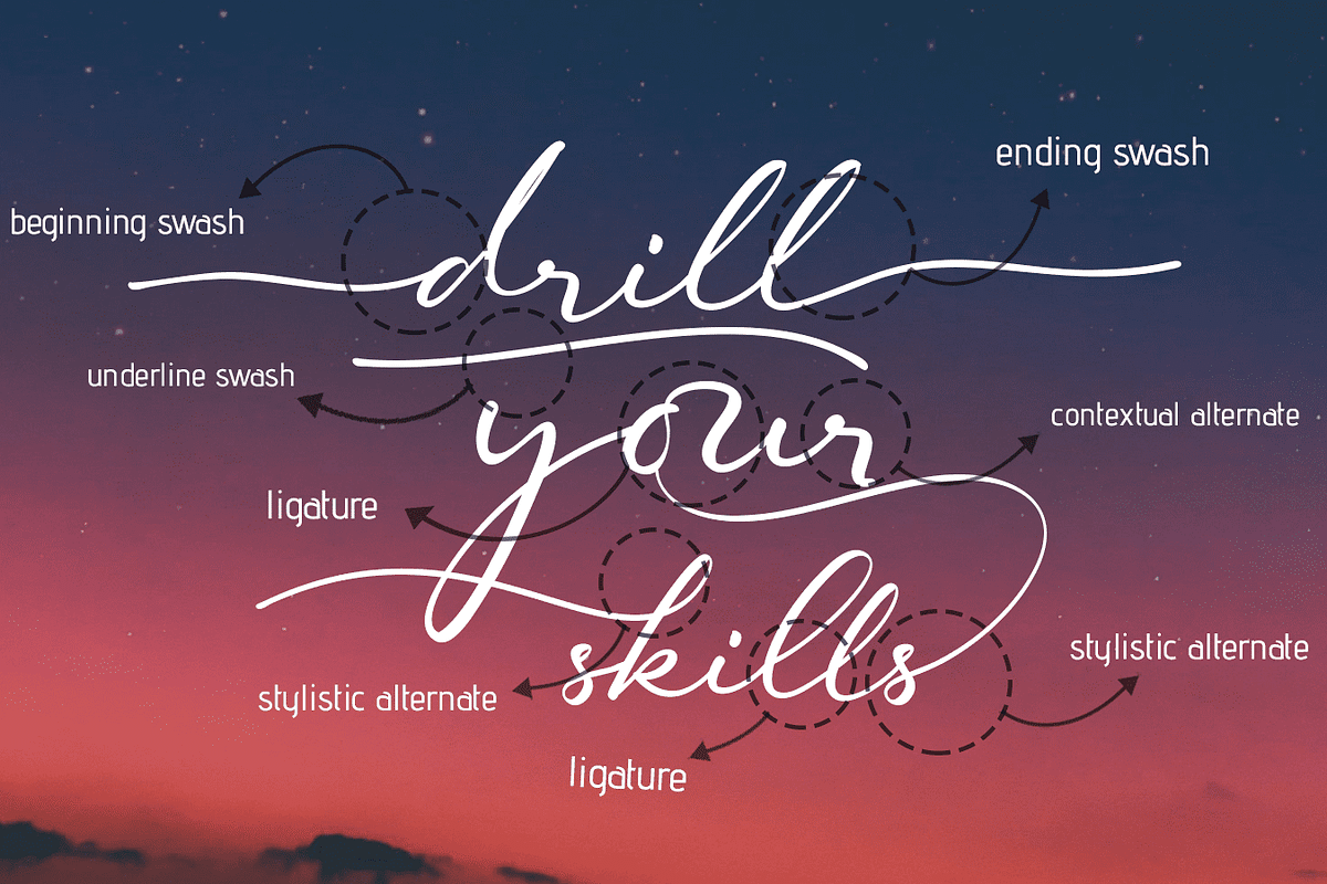 Lovely Hydrillas Font, a Script Font by Letterhanna Studio (Photo 2 of 20)