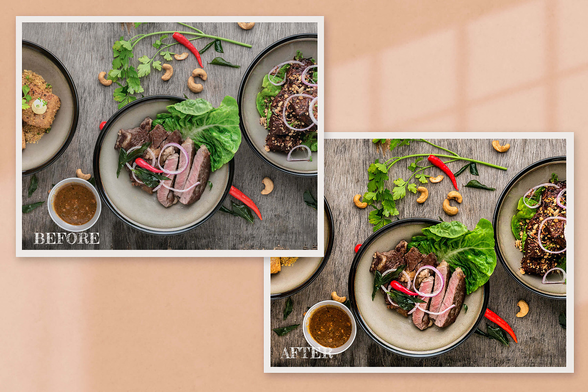 8 Yummy Food Lightroom Presets, a Preset Add-On by 3Motional (Photo 8 of 11)