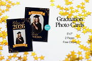 Graduation Announcement Template, a Card Template by Anna Design Studio (Thumbnail 1 of 5)