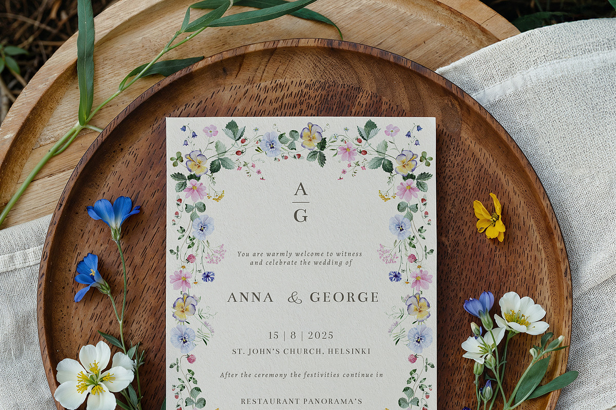 Wildflower Forest Floral Flower Set, a Decorative Illustration by Veris Studio (Photo 16 of 19)