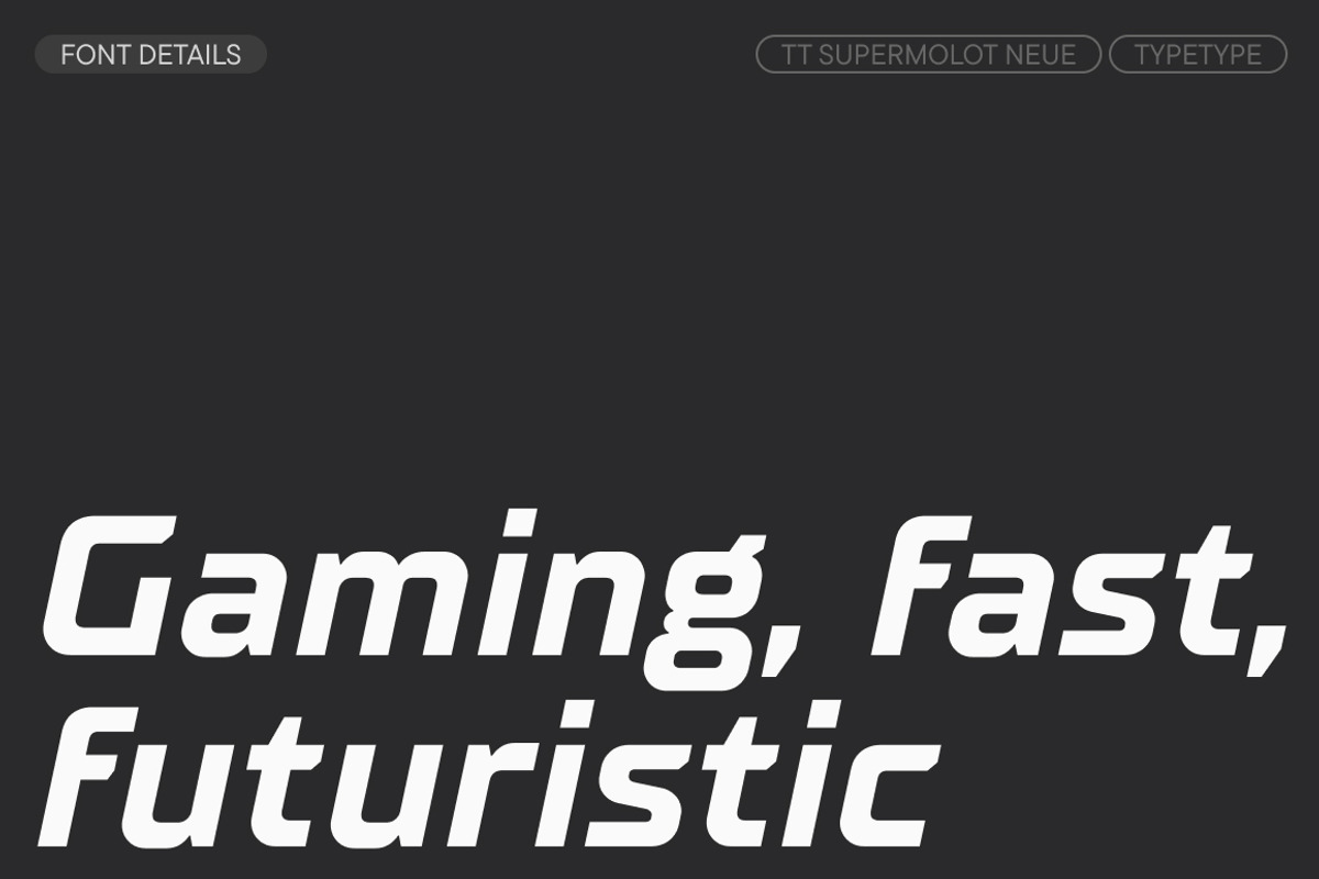TT Supermolot Neue Basic, a Sans Serif Font by TypeType (Photo 3 of 15)