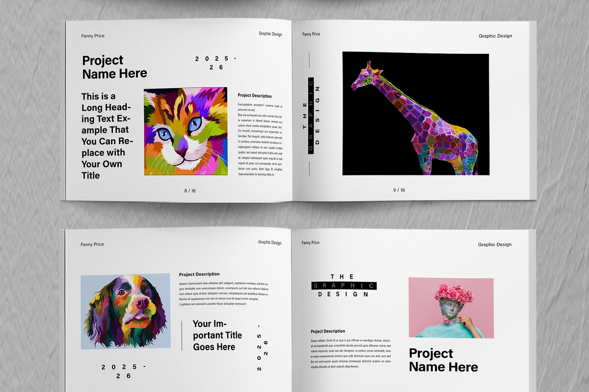 Graphic Designer Portfolio Layout, a Brochure Template by ContestDesign (Photo 4 of 5)