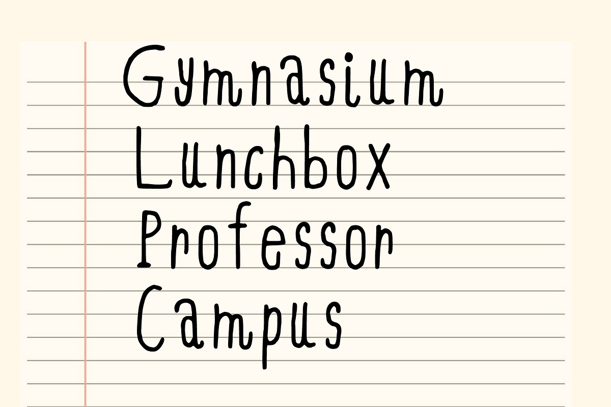 Yearbook - A Handmade Typeface, a Handwritten Font by PlayFont Studio (Photo 2 of 5)