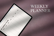 Simple Weekly Planner, a Print Template by dott (Thumbnail 1 of 3)