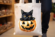 Halloween Black Cats Clipart, an Illustration by Rose Art (Thumbnail 7 of 7)