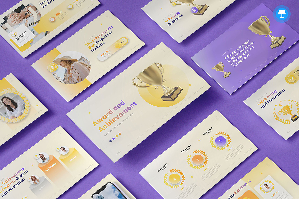 Awards and Achievement Keynote, a Presentation Template by Pixslides (Photo 1 of 4)