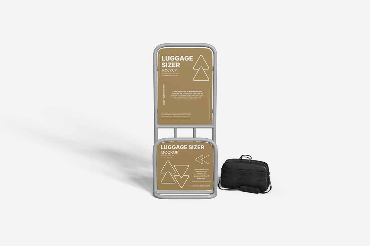 Luggage Checking Frame Mockup, a Product Mockup by Indah (Photo 2 of 6)