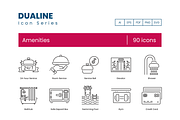 90 Conveniences Line Icons, a Solid Icon by Flat Icons (Thumbnail 1 of 10)