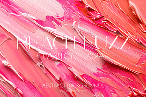 Peach Fuzz Abstract Backgrounds