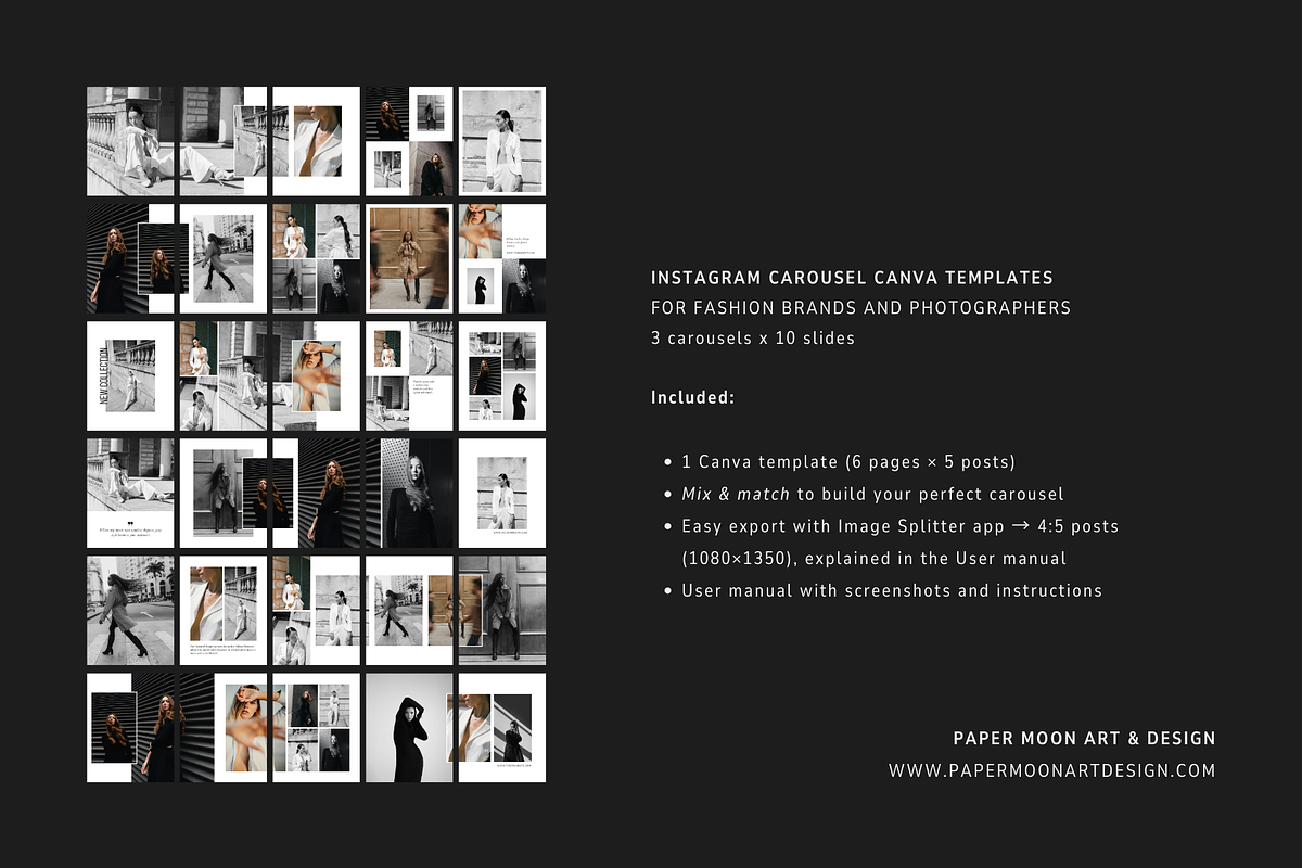 Instagram Carousel Canva Bundle 01, a Social Media Template by DESIGN BY nube (Photo 4 of 26)