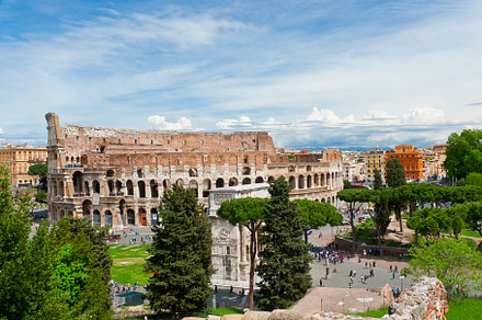 The Colosseum in Rome, Italy