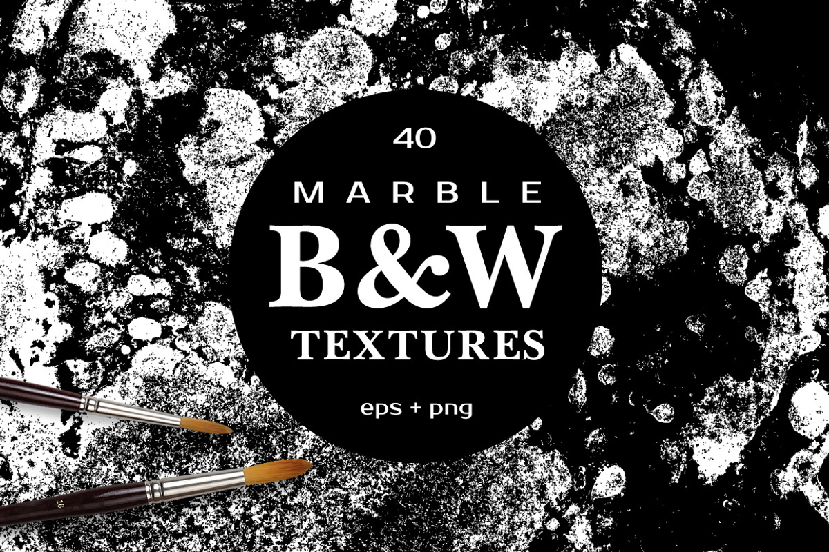 MARBLE B&W Vector Textures, a Texture Graphic by ekaart (Photo 1 of 11)