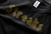Streaks Connected Display Font, a Slab Serif Font by Nickhard (Thumbnail 2 of 5)