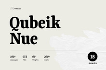 Qubeik Nue - A Premium Serif Font