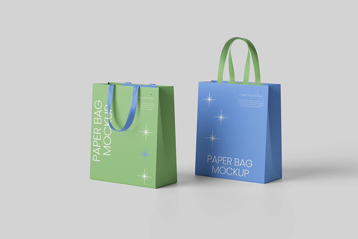 Paper Bag Mockup, a Packaging Mockup by Design Source_ (Photo 2 of 5)