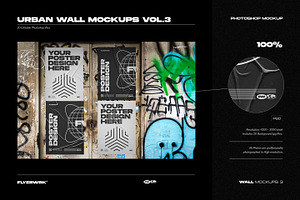 Urban Poster Wall Mockups 3