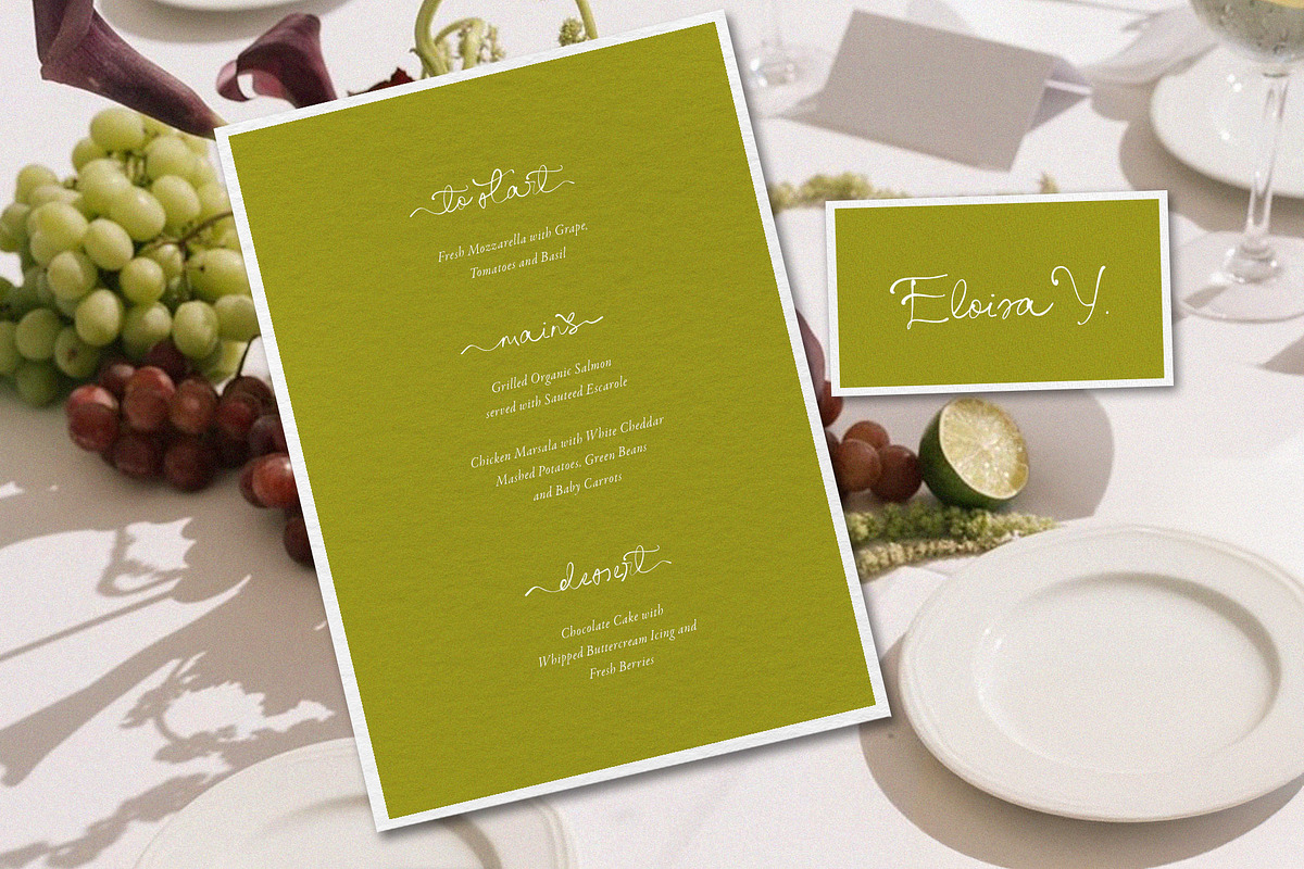 The Fioresque Handwritten Font, a Script Font by Calamar Studio (Photo 17 of 19)