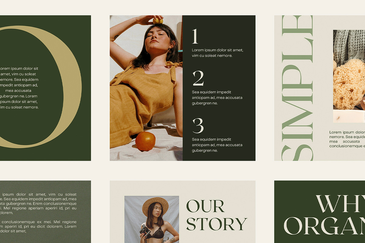 Gaia Natural Canva IG Template, a Social Media Template by JZ Creative Space
