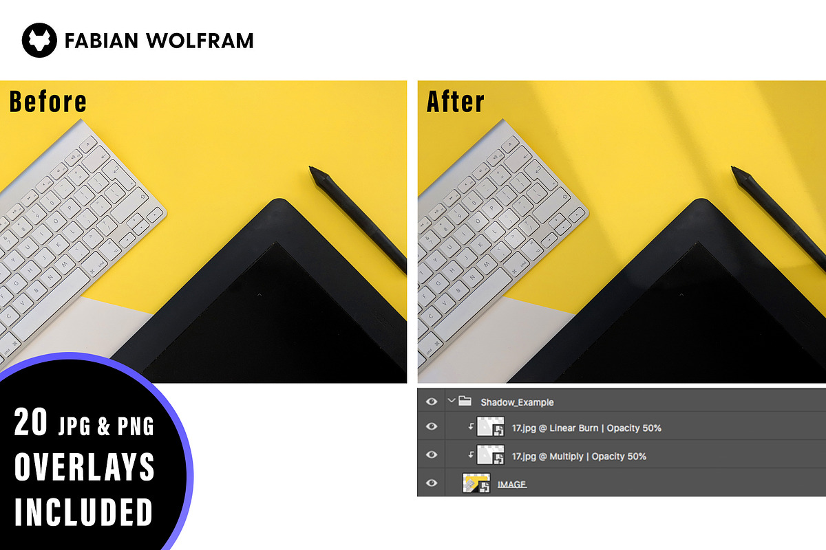 Natural Light & Shadow Mockup Kit, a Product Mockup by Fabian Wolfram (Photo 1 of 10)