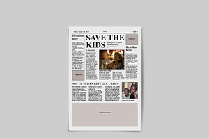 Tabloid Newspaper Template