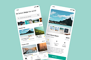 Travel App UI Kit, an App Template by Ahmed Rubel (Thumbnail 2 of 6)