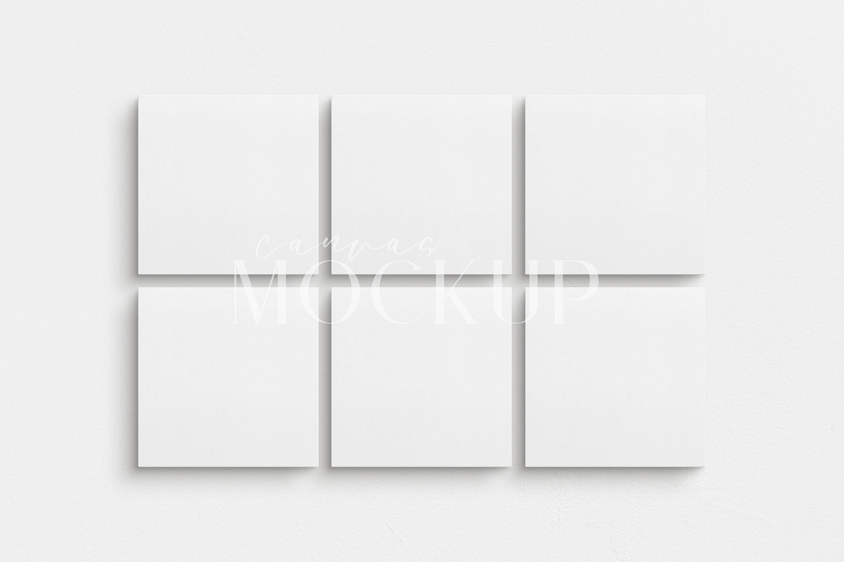 Canvas Mockups 1:1 Square, a Mockup by DESIGN BY nube (Photo 2 of 11)