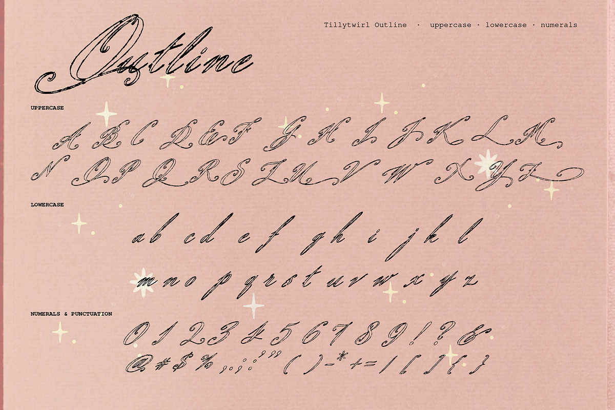 Tillytwirl - Whimsy Hand drawn Font, a Script Font by Lilithcollageart (Photo 11 of 20)