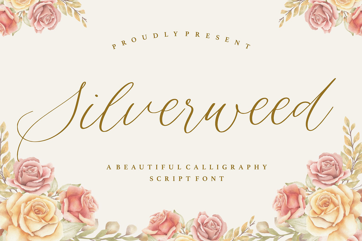 Silverweed - Calligraphy Script Font, a Script Font by Balpirick Studio (Photo 1 of 7)