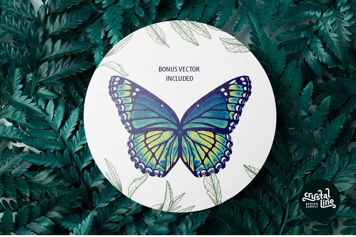 Butterfly, a Pattern Graphic by Crystal Line (Photo 8 of 8)