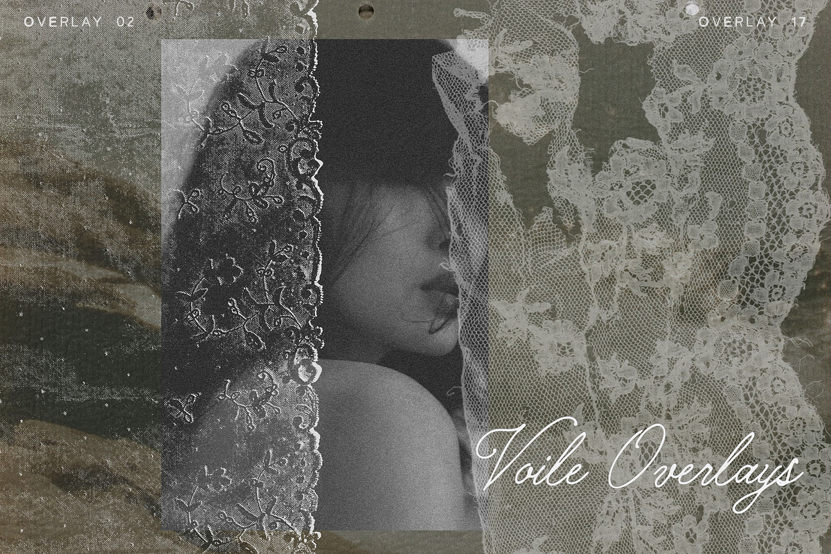 Voile Overlays - Lace Textures, a Texture Graphic by lerinartstudio (Photo 2 of 15)