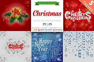 Christmas Cards and Backgrounds, a Decorative Illustration by TAlex