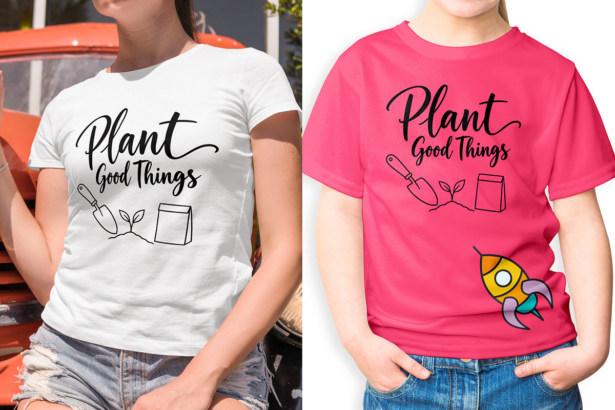 Plant Good Things Garden Line Art, an Object Illustration by Ghagra (Photo 3 of 7)