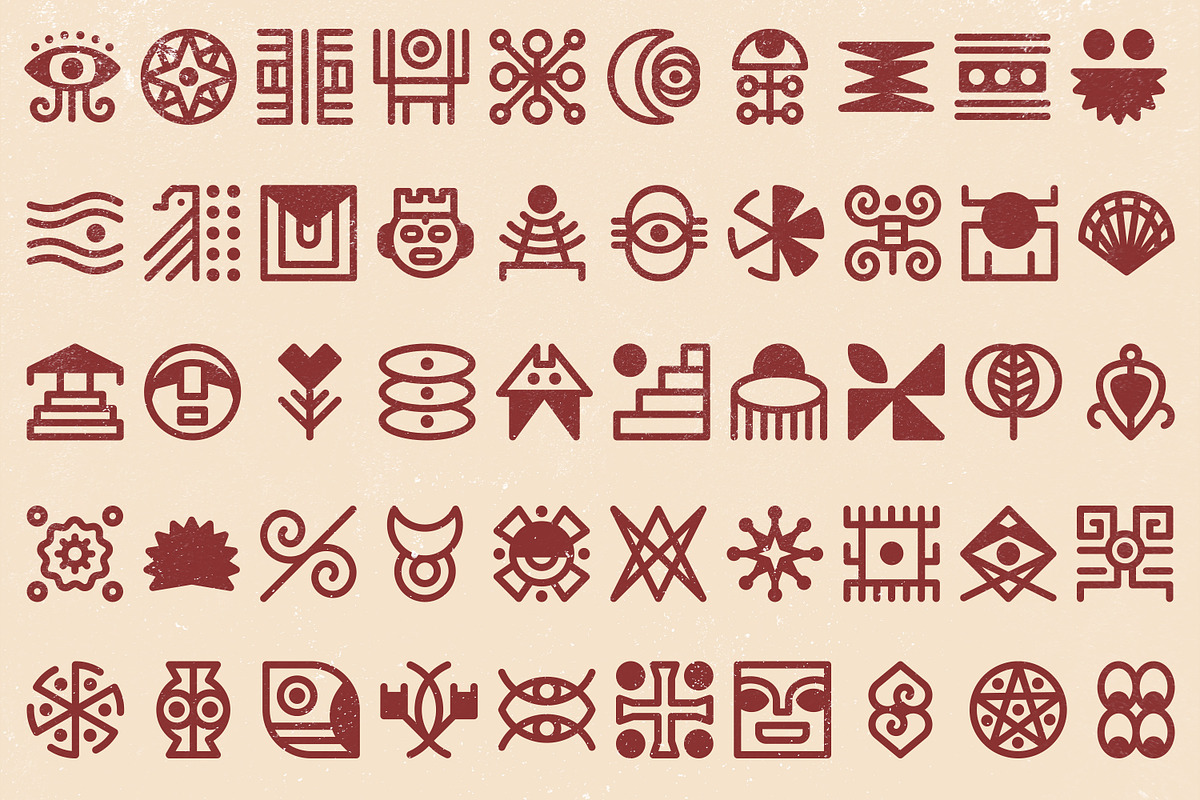Ancient Folk Icons Vol 2, an Outline Icon by Tekuni (Photo 6 of 11)