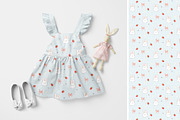 Berry Bunny Puppy Seamless Patterns, a Pattern Graphic by Svitlana Kharchuk (Thumbnail 3 of 11)