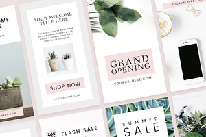 Light Instagram Stories Templates