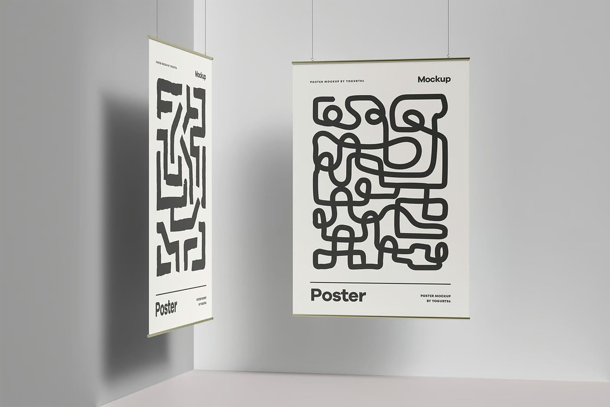 Poster Mock up, an Advertising Mockup by zippypixelstudio (Photo 12 of 13)