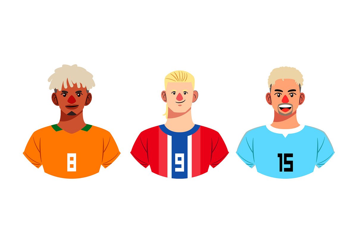 World Cup Avatar Doodle Illustration, a Sport Illustration by SLAB! Design (Photo 3 of 3)