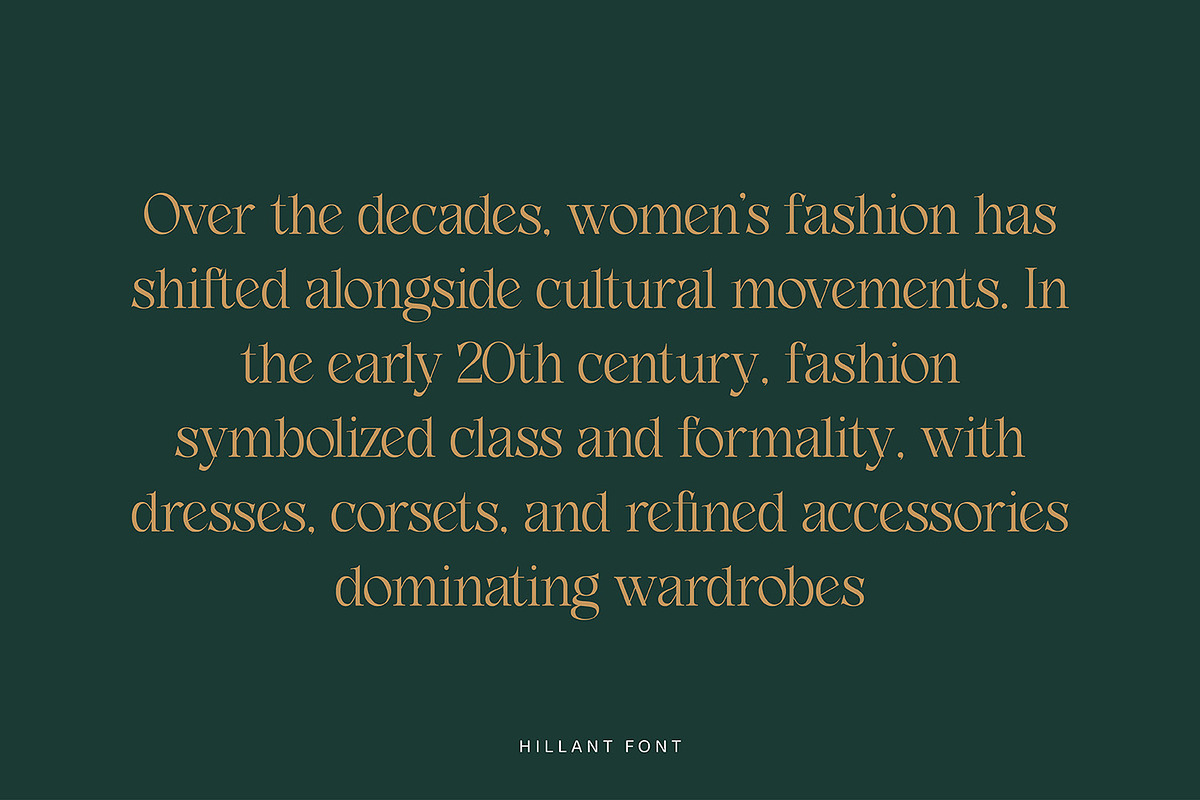 Hillant - Elegant Condensed Serif, a Serif Font by Dikas Studio (Photo 5 of 9)