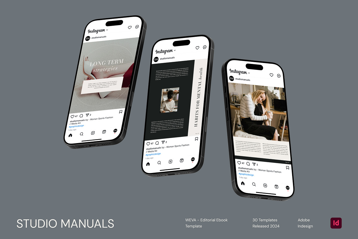 WEVA – Editorial Ebook Template, a Social Media Template by Studio Manuals (Photo 3 of 8)