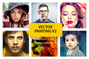 Vector Painting V2 Photoshop Actions, an Action Add-On by Jacpot007 (Thumbnail 1 of 3)