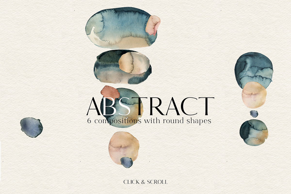 Abstract Watercolor Splotches PNG, a Decorative Illustration by whiteheartdesign (Photo 3 of 15)