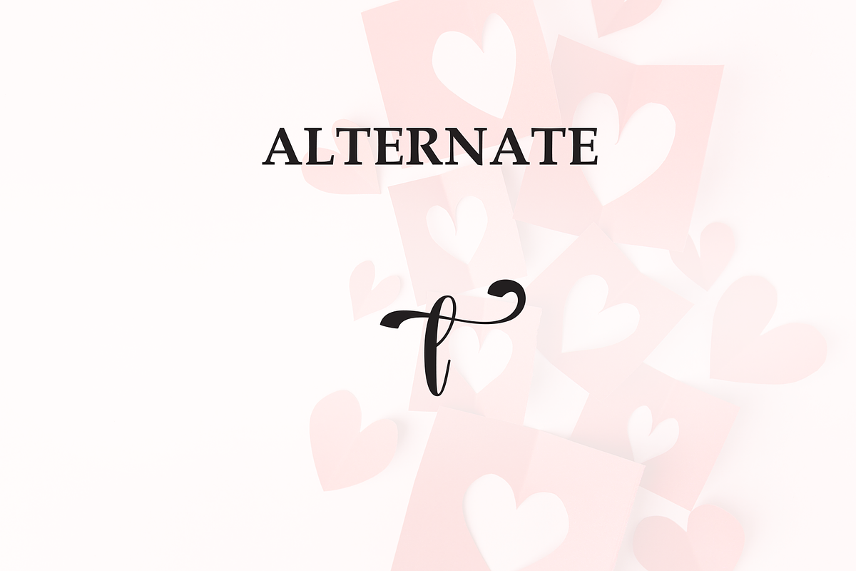 Valentine | Script Font preview 8