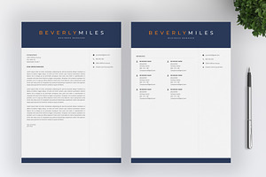 Professional Resume Template 4 Pages