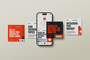 Instagram Post Mockup, an iPhone Mockup by Difa Design (Thumbnail 3 of 6)