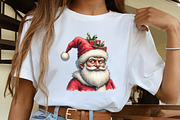 Funny Christmas Santa Clipart Bundle, an Illustration by CrexoraLab (Thumbnail 4 of 5)