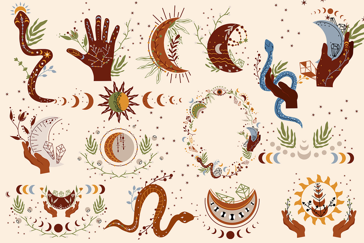 CELESTIAL MOON, MAGIC LUNAR, an Illustration by Usis (Photo 15 of 26)