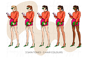 Fashion Girls 55 clipart png, an Illustration by Parinaz Wadia Design (Thumbnail 4 of 11)